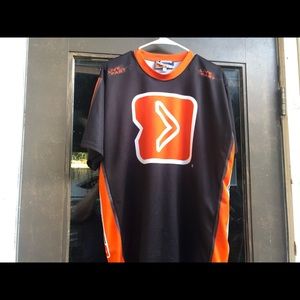 Speedgear Men’s Black/Orange Racing T-Shirt Size L